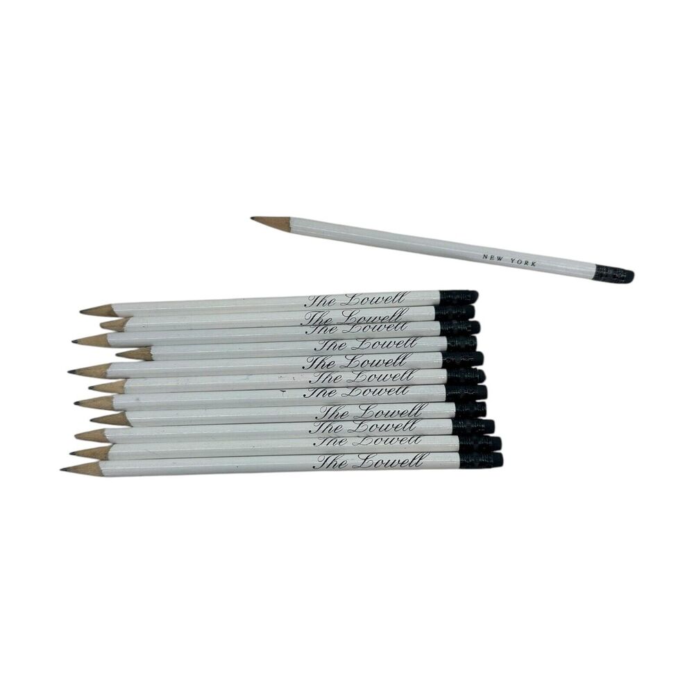 (12) The Lowell New York NYC Hotel Advertising Pencil 1990s Promotional Vintage